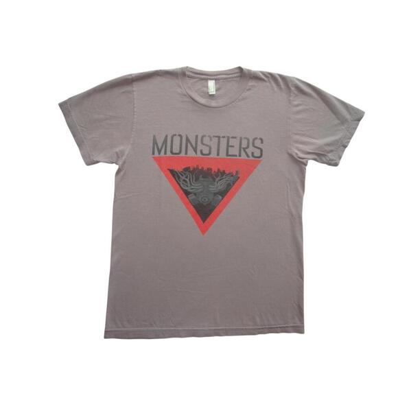American Apparel Monsters Graphic T-Shirt - Picture 3 of 6
